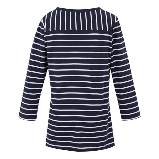 Regatta - "Baylette II" T-Shirt für Damen (Marineblau/Weiß) - Image 2