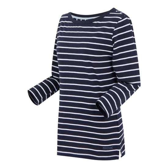 Regatta - "Baylette II" T-Shirt für Damen (Marineblau/Weiß) - Image 3