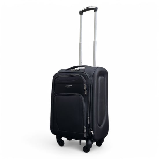 Erweiterbarer Weichschalen-Kabinenkoffer, 50,5 x 37 x 26 cm, Gepäck, passend für Easyjet, Ryanair - Image 4