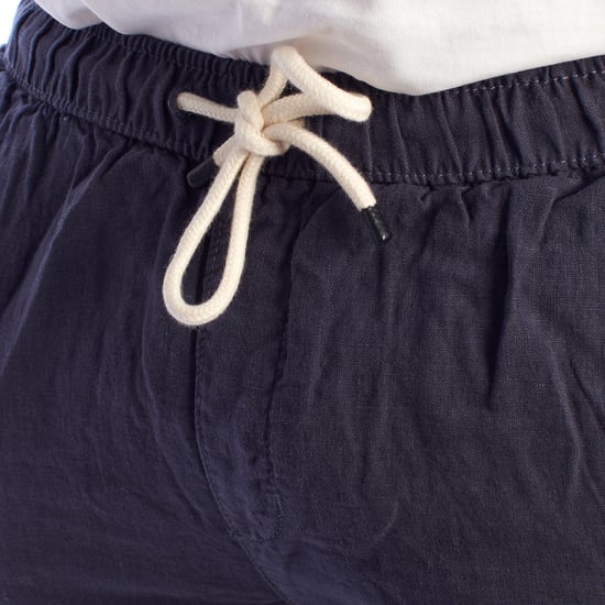 Herren Leinen Bermuda-Shorts mit Kordelzug HS24MBE09 - Image 2