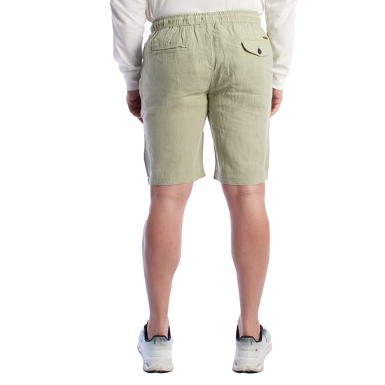 Herren Leinen Bermuda-Shorts mit Kordelzug HS24MBE09 - Image 5