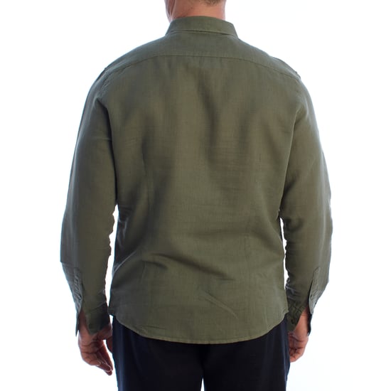 Herren Langarm-Leinenshirt HS24MCA01 - Image 3