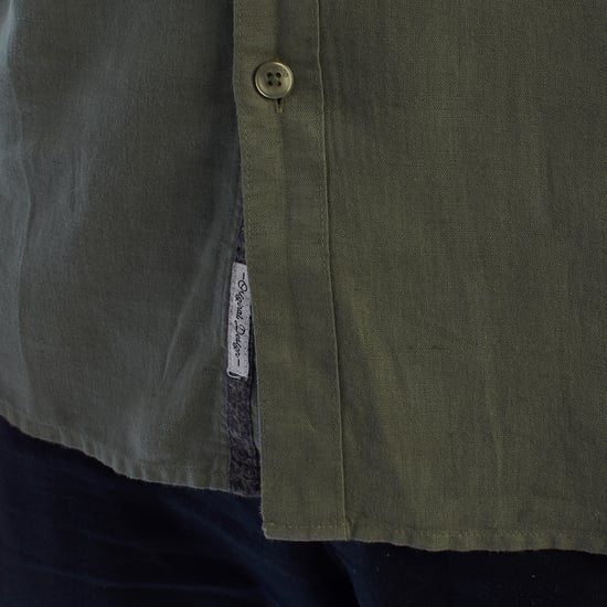 Herren Langarm-Leinenshirt HS24MCA01 - Image 4