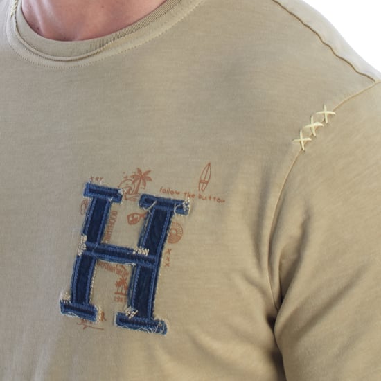 Herren Kurzarm Baumwoll-T-Shirt HS24MTS06 - Image 2