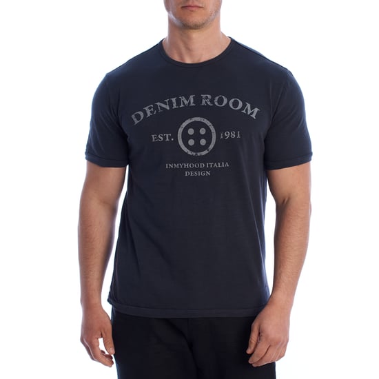 Herren Bedrucktes Baumwollkurzarm-T-Shirt HS24MTS19 - Image 1