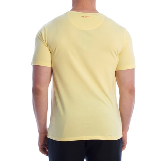 Herren T-Shirt mit kurzem Arm aus Baumwolle mit Grafik HS24MTS24 - Image 3