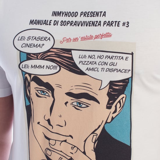 Herren Kurzarm Baumwolle Comics T-Shirt HS24MTS21-C - Image 2