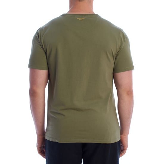 Kurzärmliges Herren T-Shirt mit Grafik aus Baumwolle HS24MTS24 - Image 3