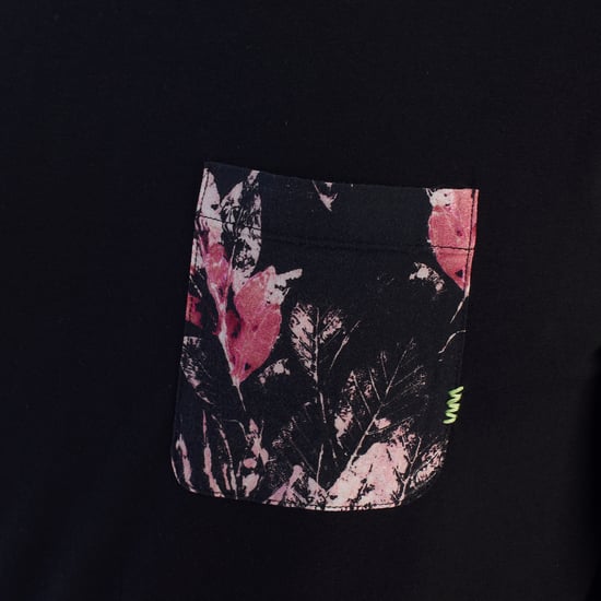 inMyHood Basic T-Shirt aus Baumwolle, kurzärmelig HS24MTS30 - Schwarz - Image 2