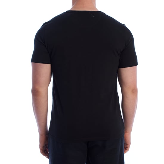 inMyHood Basic T-Shirt aus Baumwolle, kurzärmelig HS24MTS30 - Schwarz - Image 3