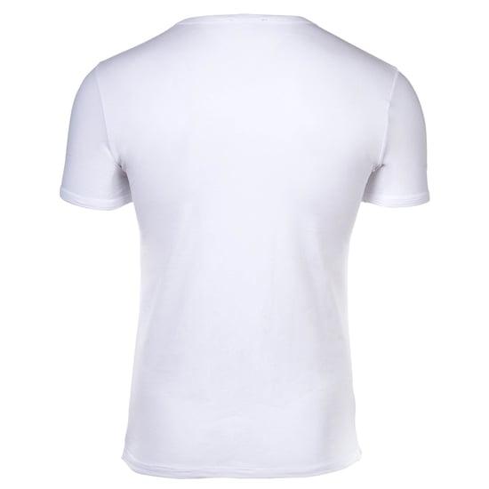Versace Short Sleeves V Neck Jersey Topeka Bi-Stretch Cotton Organic New Logo T-Shirt - Image 2