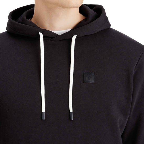 Scotch & Soda Essential Logo Badge Hoodie Sweatshirt - Image 6