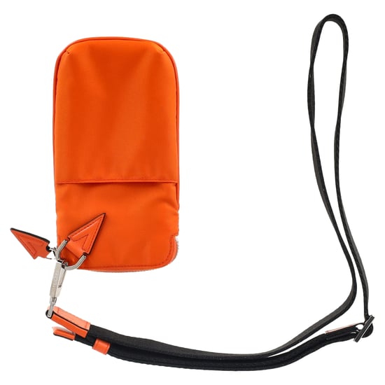 Versace La Medusa Mini Bag in Orange Nylon - Image 4