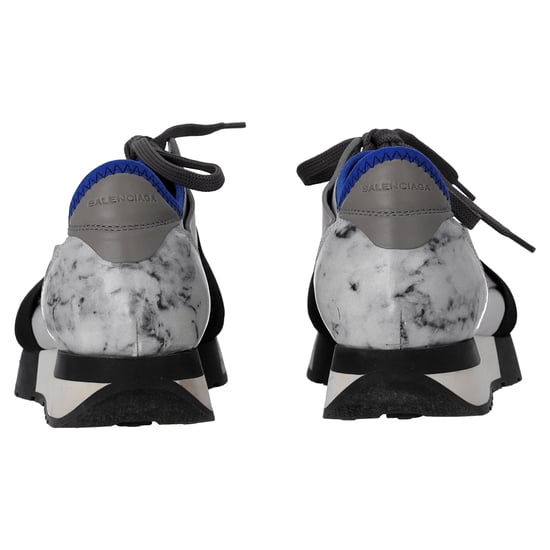 Balenciaga Race Runner Marmor Sneaker aus grauem Wildleder - Image 3