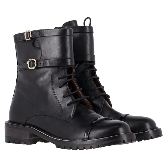 Malone Souliers Kampfstiefel aus schwarzem Leder - Image 4