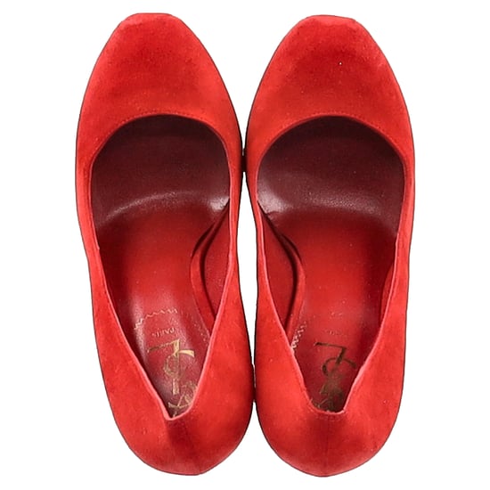 Saint Laurent Tribtoo Pumps aus rotem Wildleder - Image 4
