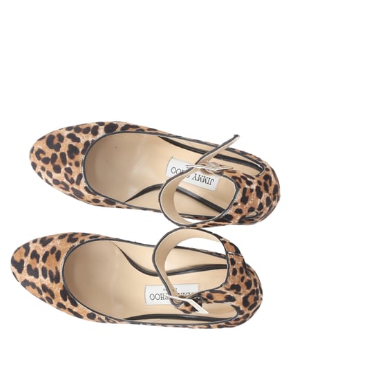 Jimmy Choo Helena 65 Pumps mit Leopardenmuster aus Kalbslederspitze - Image 3