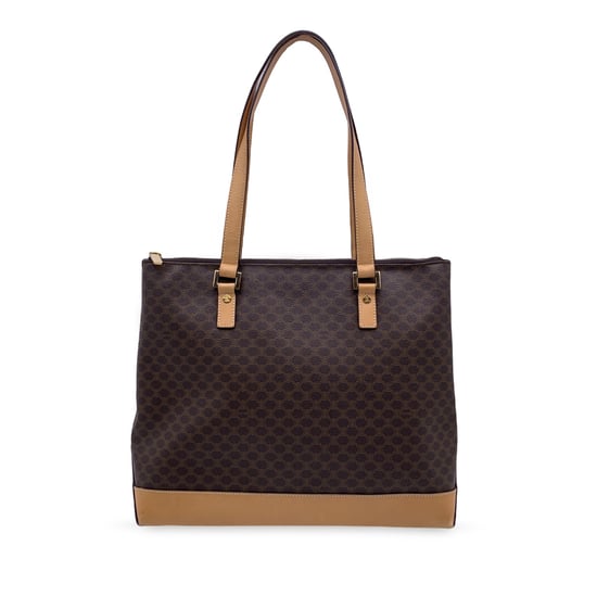 Celine Vintage Stoff Tragetasche Macadam - Image 1