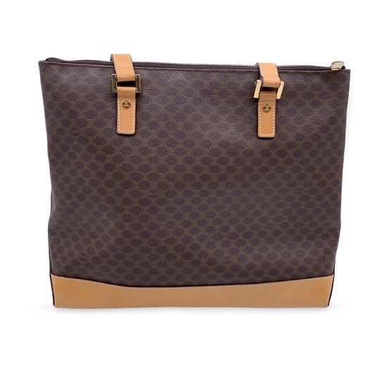 Celine Vintage Stoff Tragetasche Macadam - Image 3