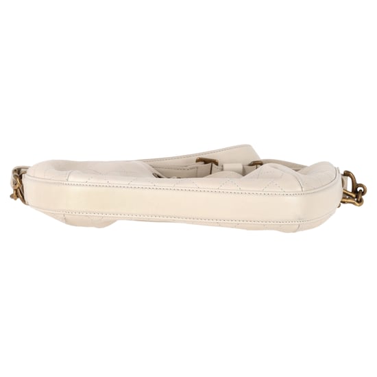 Chanel CC Paris-Rome Schultertasche aus weißem Leder - Image 2