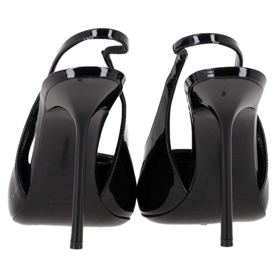 Saint Laurent Pablo Slingback-Pumps aus schwarzem Leder - Image 5