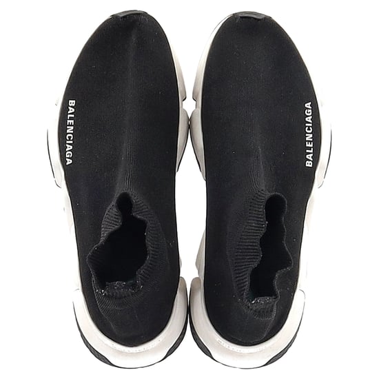 Balenciaga Speed Trainer Schuhe aus schwarzem Polyester - Image 3