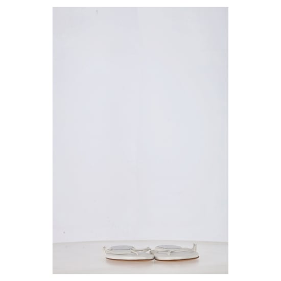 Gabriela Hearst Flip-Flop Sandalen aus weißem Leder - Image 2