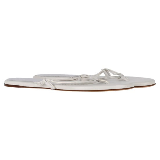 Gabriela Hearst Flip-Flop Sandalen aus weißem Leder - Image 5