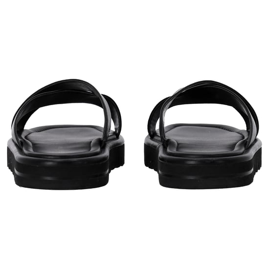 Stuart Weitzman Elodie Riemchensandalen aus schwarzem Leder - Image 4