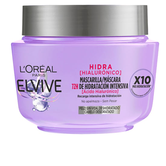 Elvive Hydra Hyaluronic Maske 72h Feuchtigkeitsversorgung 300 ml - Image 1