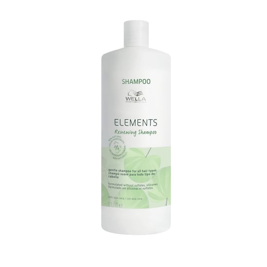 Elements Sulfatfreies, Sanftes, Erneuerndes Shampoo Für Alle Haartypen, 1000 ml - Image 1