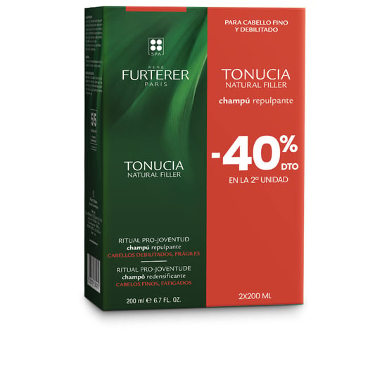 Tonucia Natürliches Füller-repulping-shampoo, Packung 2 X 200 ml - Image 1