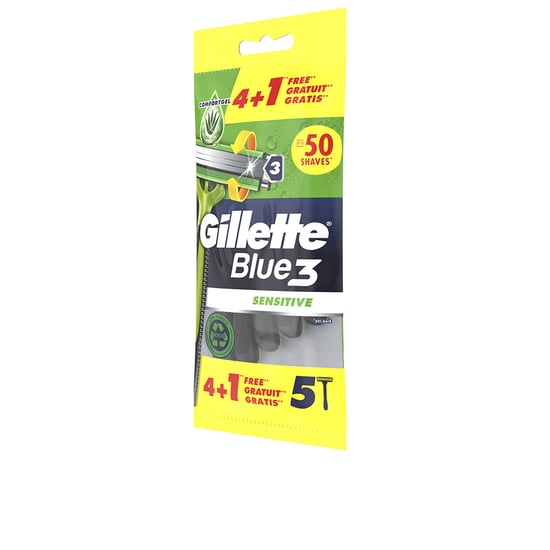 Blue 3 Sensitive Einweg-rasierklinge 5 St - Image 1