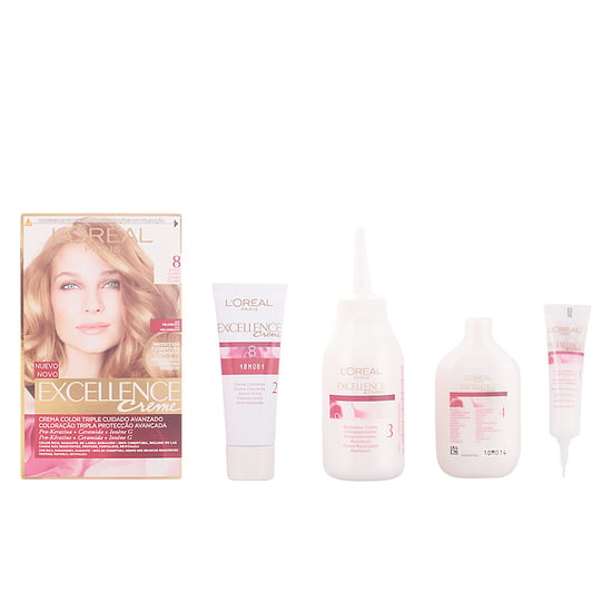 Excellence Creme-farbstoff #8-hellblond 192 ml - Image 1