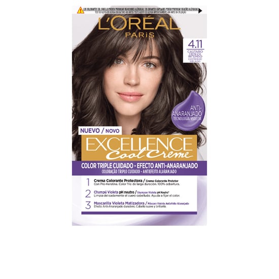 Excellence Cool Haarfärbemittel #4.11-intensives Aschbraun 192 ml - Image 1