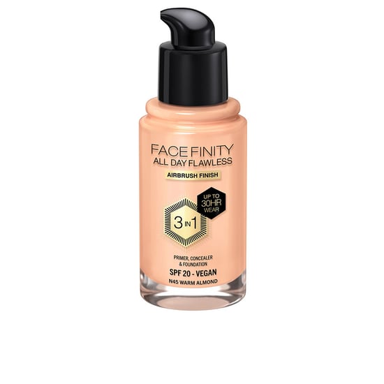 Facefinity All Day Flawless 3 In 1 Foundation #n45-warme Mandel 30 ml - Image 1
