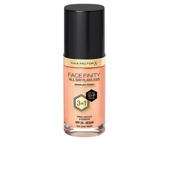 Facefinity 3in1 Primer, Concealer & Foundation #32-hellbeige 30 ml - Image 1