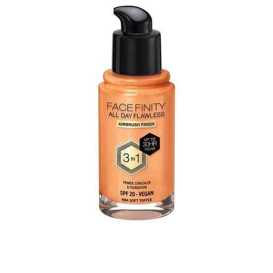 Facefinity All Day Flawless 3 In 1 Foundation #n84-soft Toffee 30 ml - Image 1