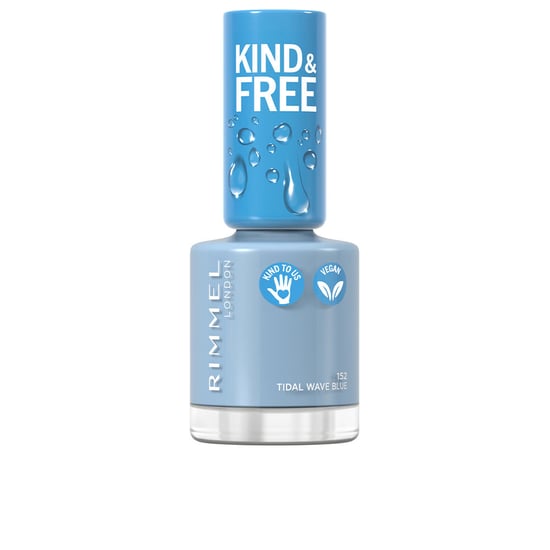 Kind & Free Nail Polish #152-tidal Wave Blue 8 ml - Image 1