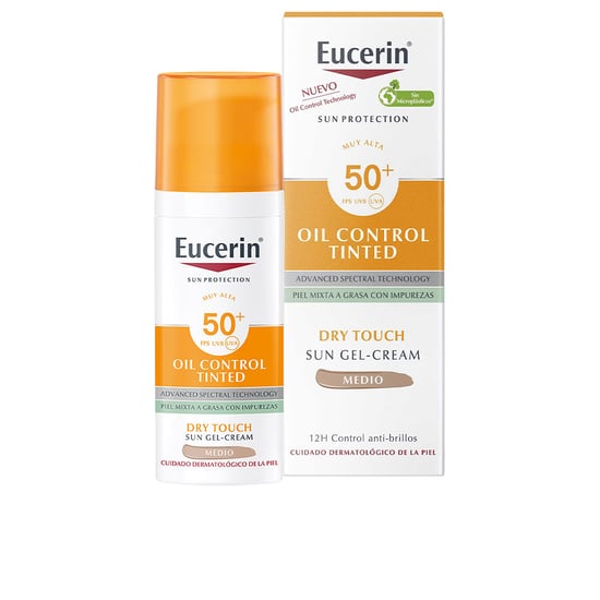 Sonnenschutzöl Dry Touch Gel-creme Farbe Spf50+ #mittel 50 ml - Image 1