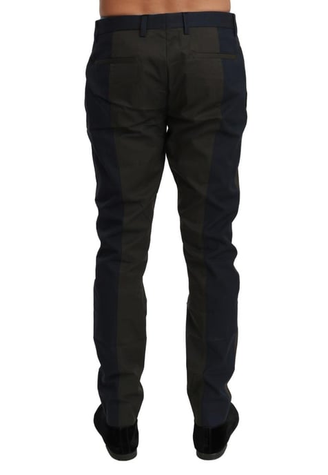 Dolce & Gabbana Herren Baumwollhose mit blaugrauen Streifen - Image 2