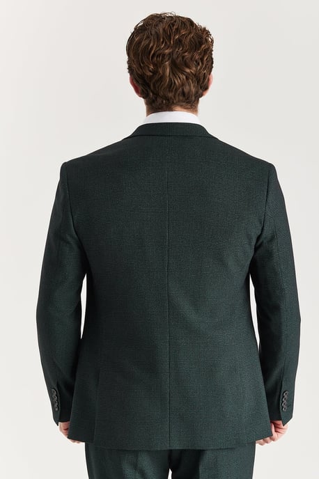 Grüner Anzugsblazer im Prince-of-Wales-Stil für Herren - Image 3