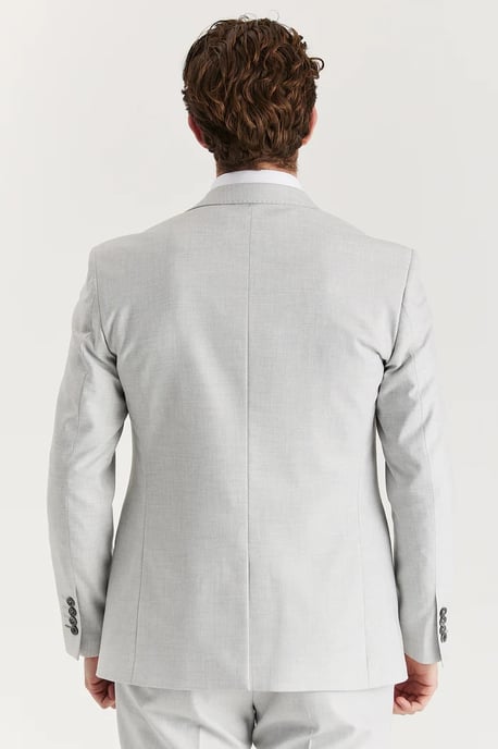 Silberner leichter einreihiger Sommerblazer für Herren - Image 3
