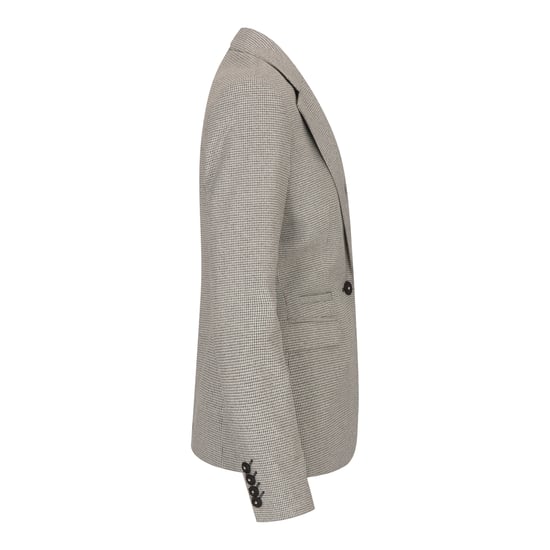 Damen Beiger Tweed Blazer in taillierter Passform aus Wollmischung - Image 4