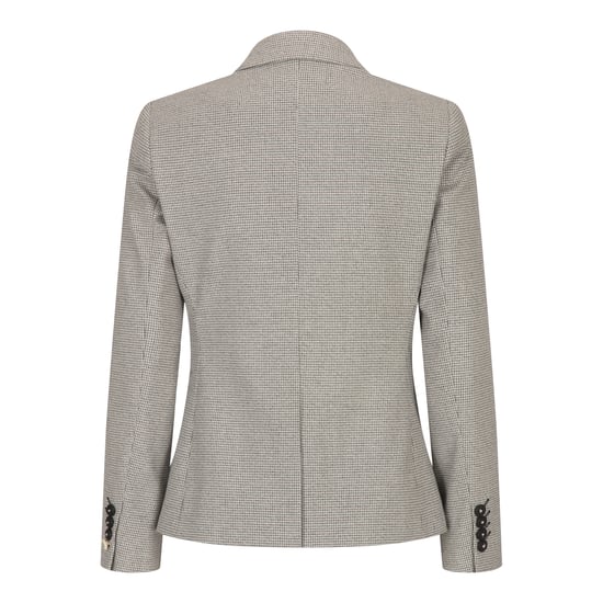 Damen Beiger Tweed Blazer in taillierter Passform aus Wollmischung - Image 5