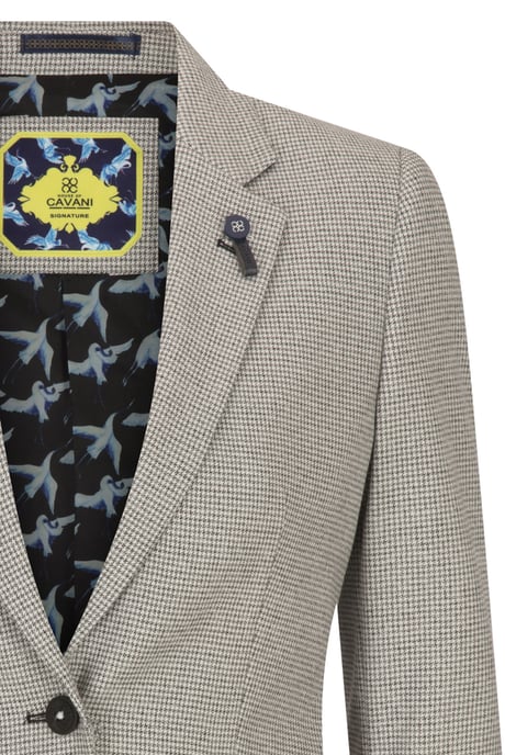Damen Beiger Tweed Blazer in taillierter Passform aus Wollmischung - Image 6