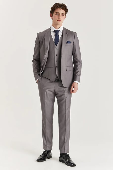 Herrenhose, elegant, formell, Grau - Image 2