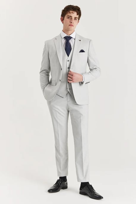 Leichte Sommerhose für Herren in Silber für Hochzeiten und Partys - Image 2