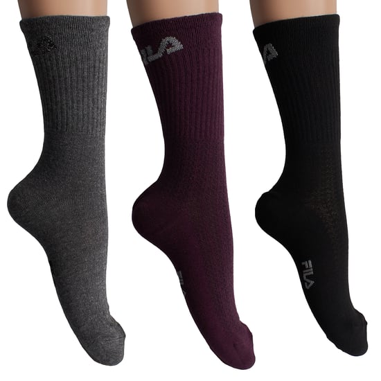 Pack-3 Lange Baumwollsocken F3267 für Frauen - Image 1