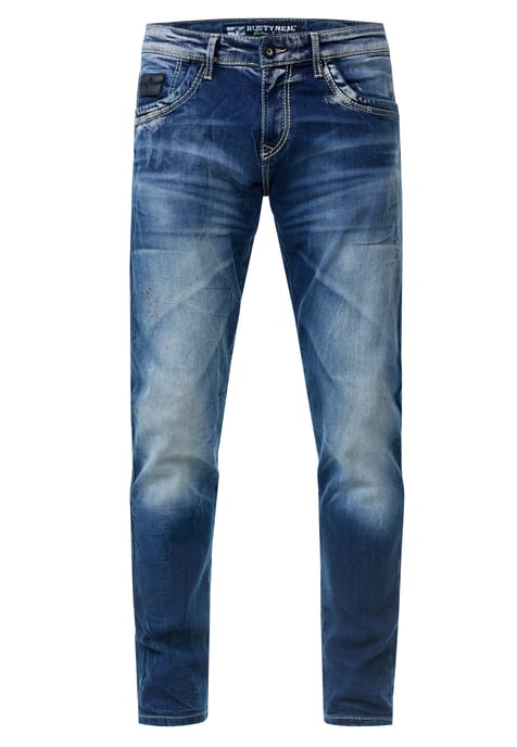 Jeans Hose "YAMATO" Slim Fit Streetwear Cotton-Stretch - Image 1